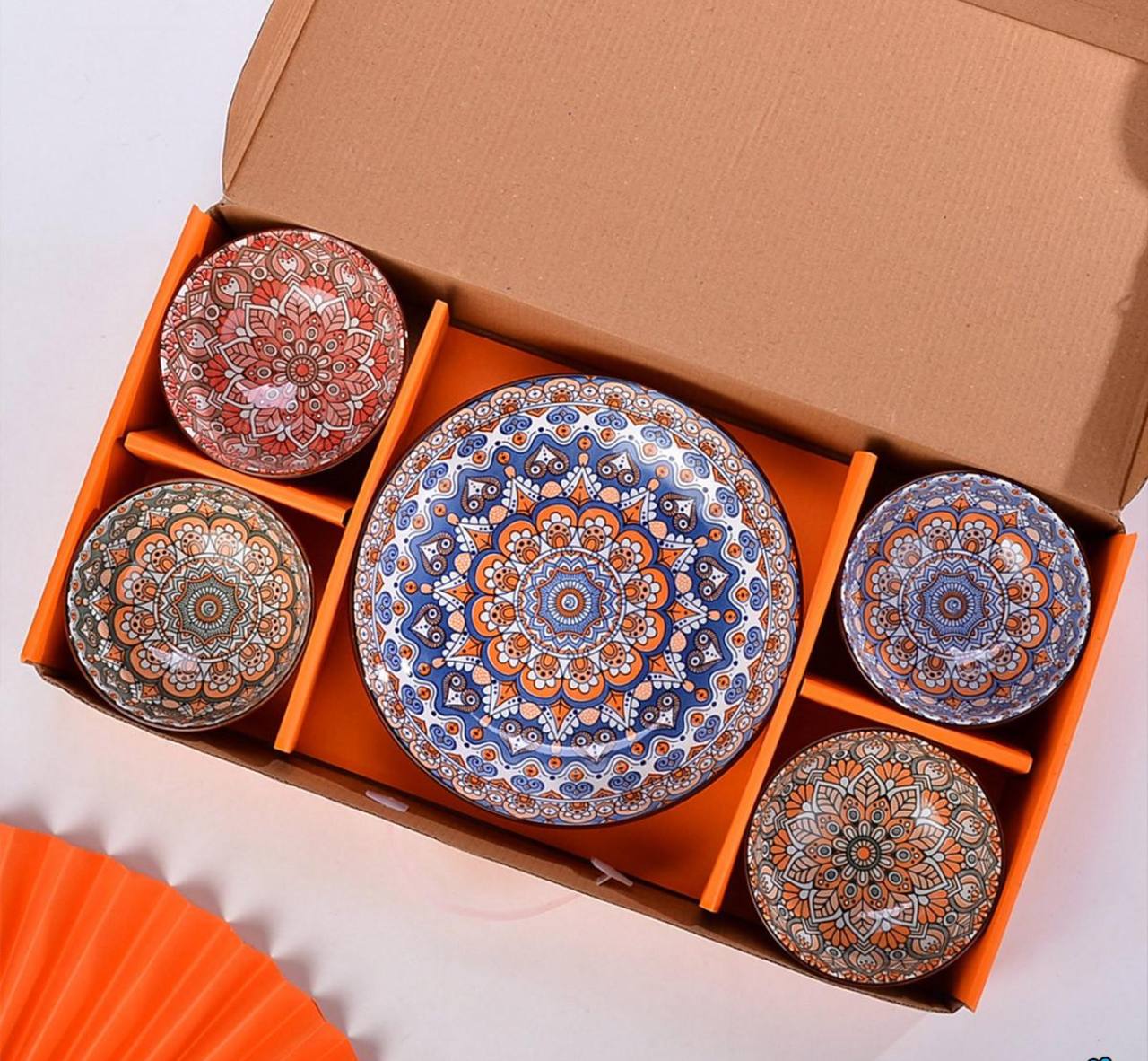 Ceramic Boho Style Bowl Set