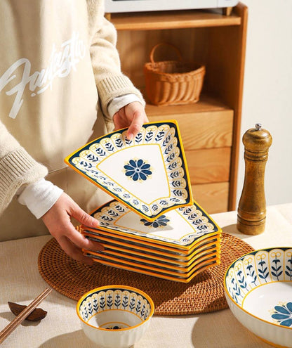 Reunion Ceramic Combination Tableware Platter Dish Set