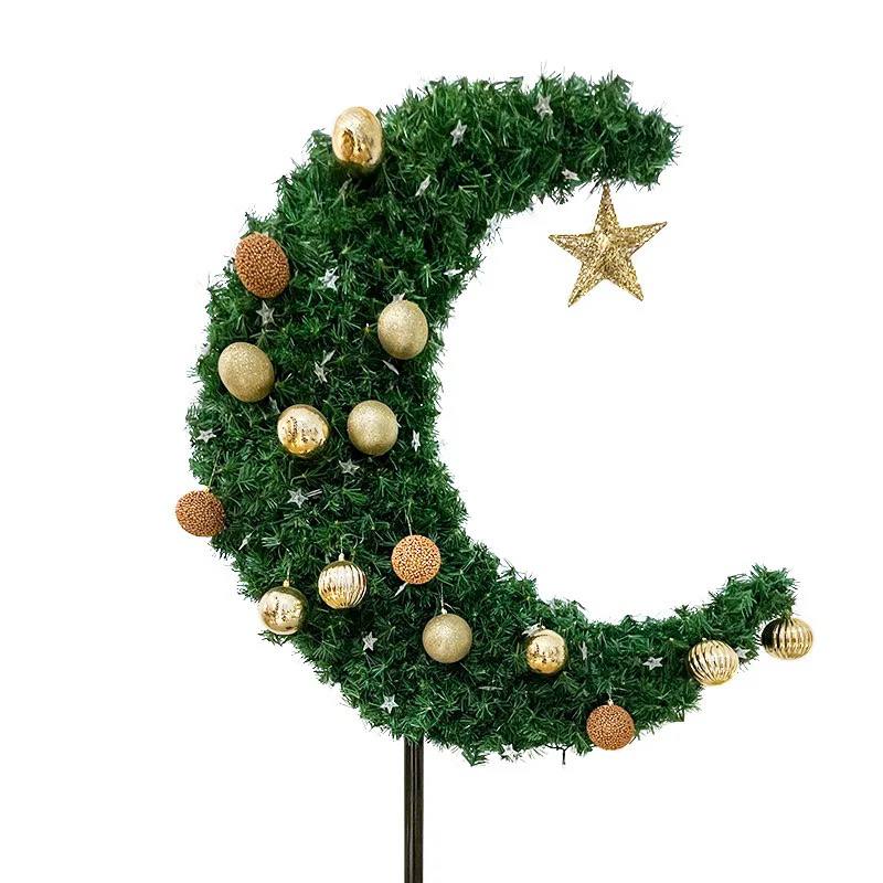 Ramadan Eid Hilal Shape Moon Tree