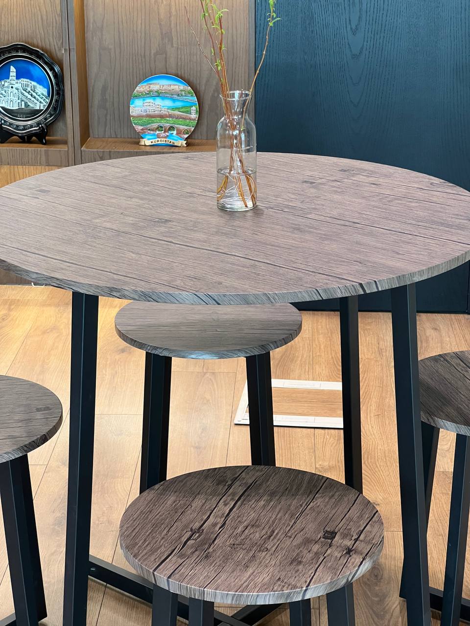 Modern Round Dining Table Set