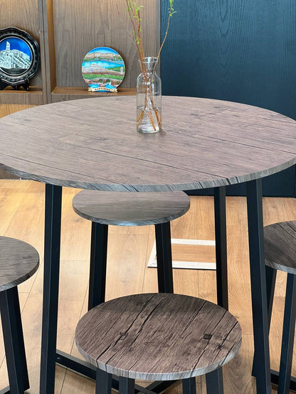Modern Round Dining Table Set