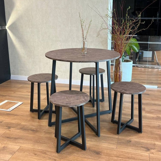 Modern Round Dining Table Set