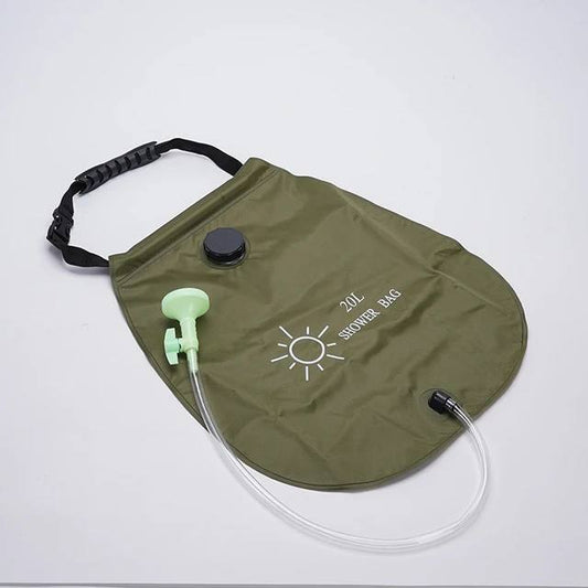 20L Heat Absorption Camp Folding Bath Bag