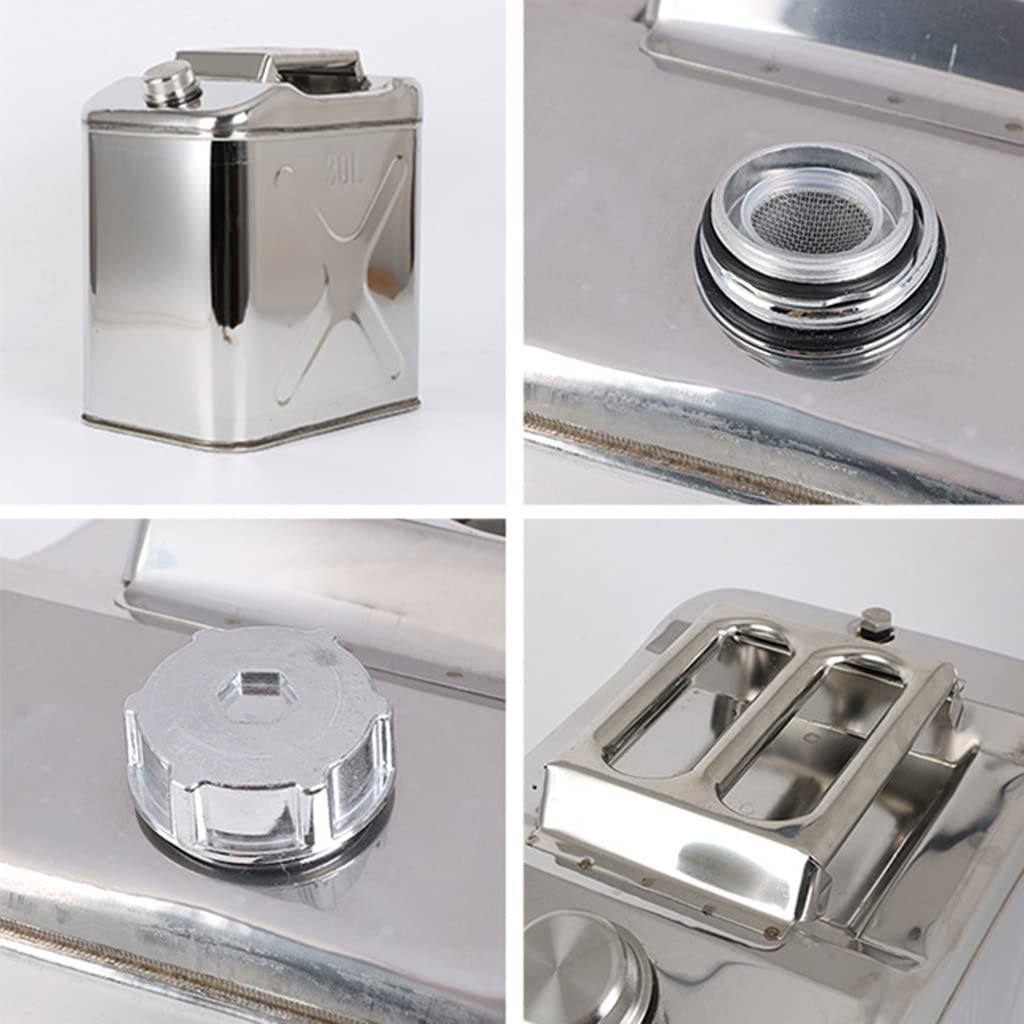 25L Stainless Steel Gasoline Can