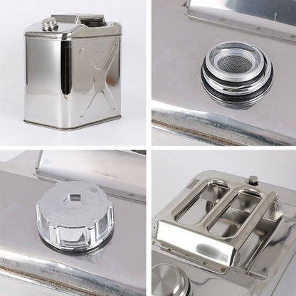 25L Stainless Steel Gasoline Can