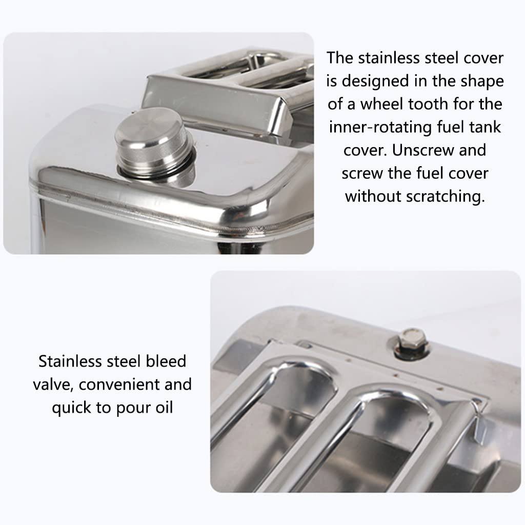 25L Stainless Steel Gasoline Can