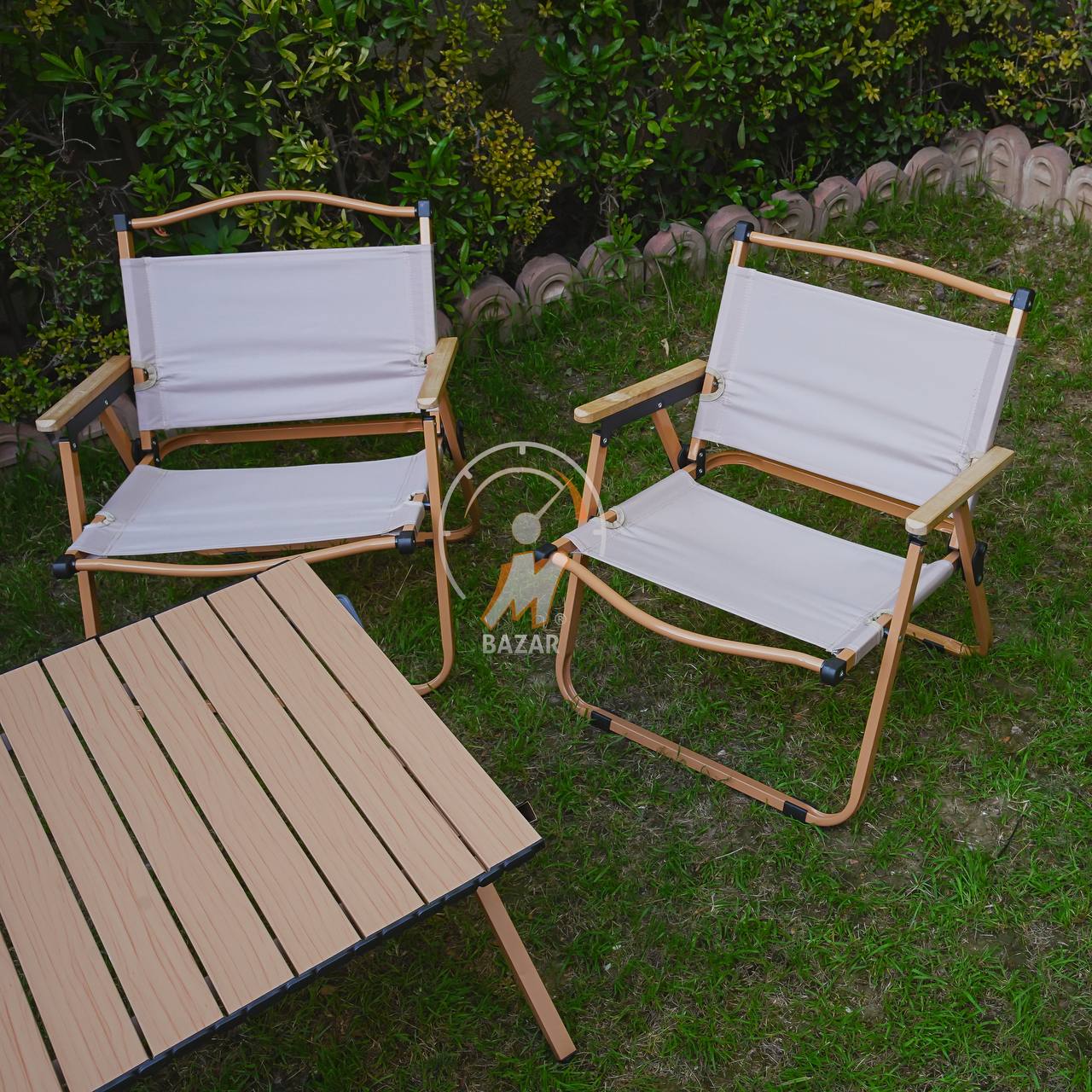 Lounge Folding Camping Chair and Table