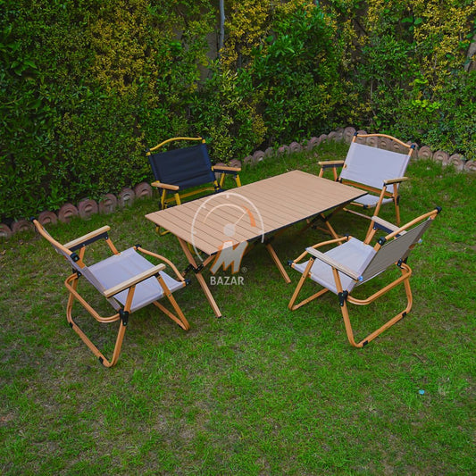 Lounge Folding Camping Chair and Table