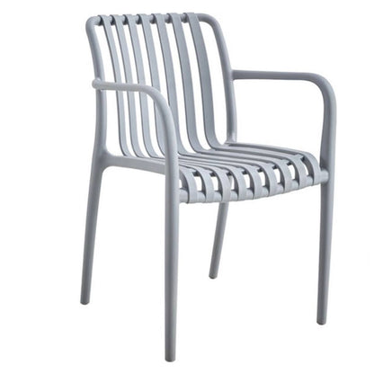 Zara PC-516 Outdoor Arm Rest Plastic Chairs