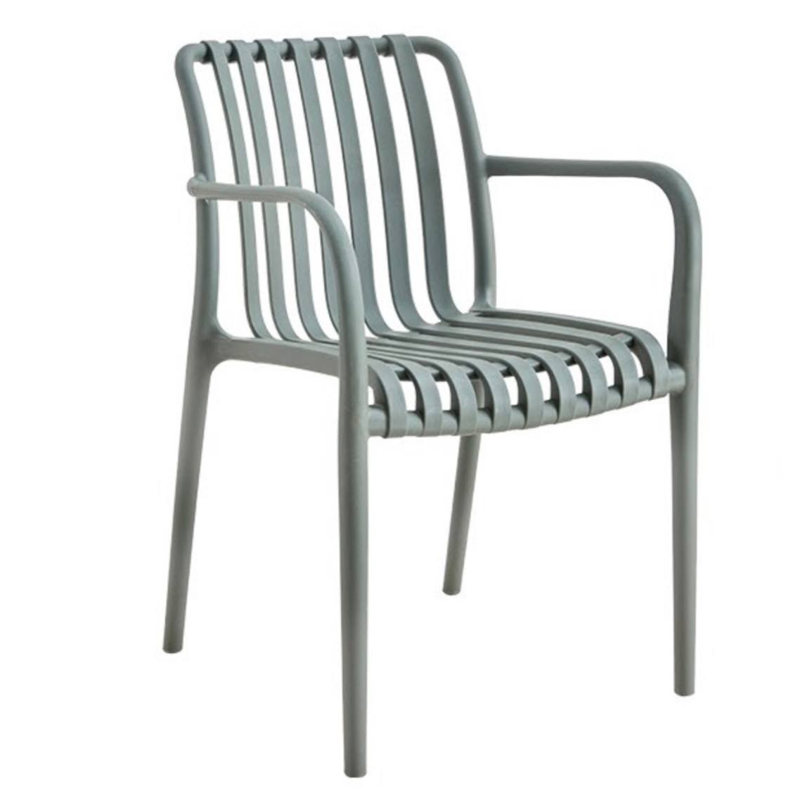 Zara PC-516 Outdoor Arm Rest Plastic Chairs