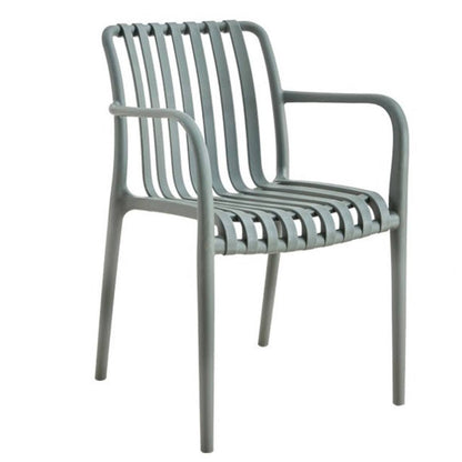 Zara PC-516 Outdoor Arm Rest Plastic Chairs