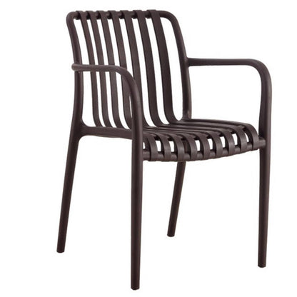 Zara PC-516 Outdoor Arm Rest Plastic Chairs