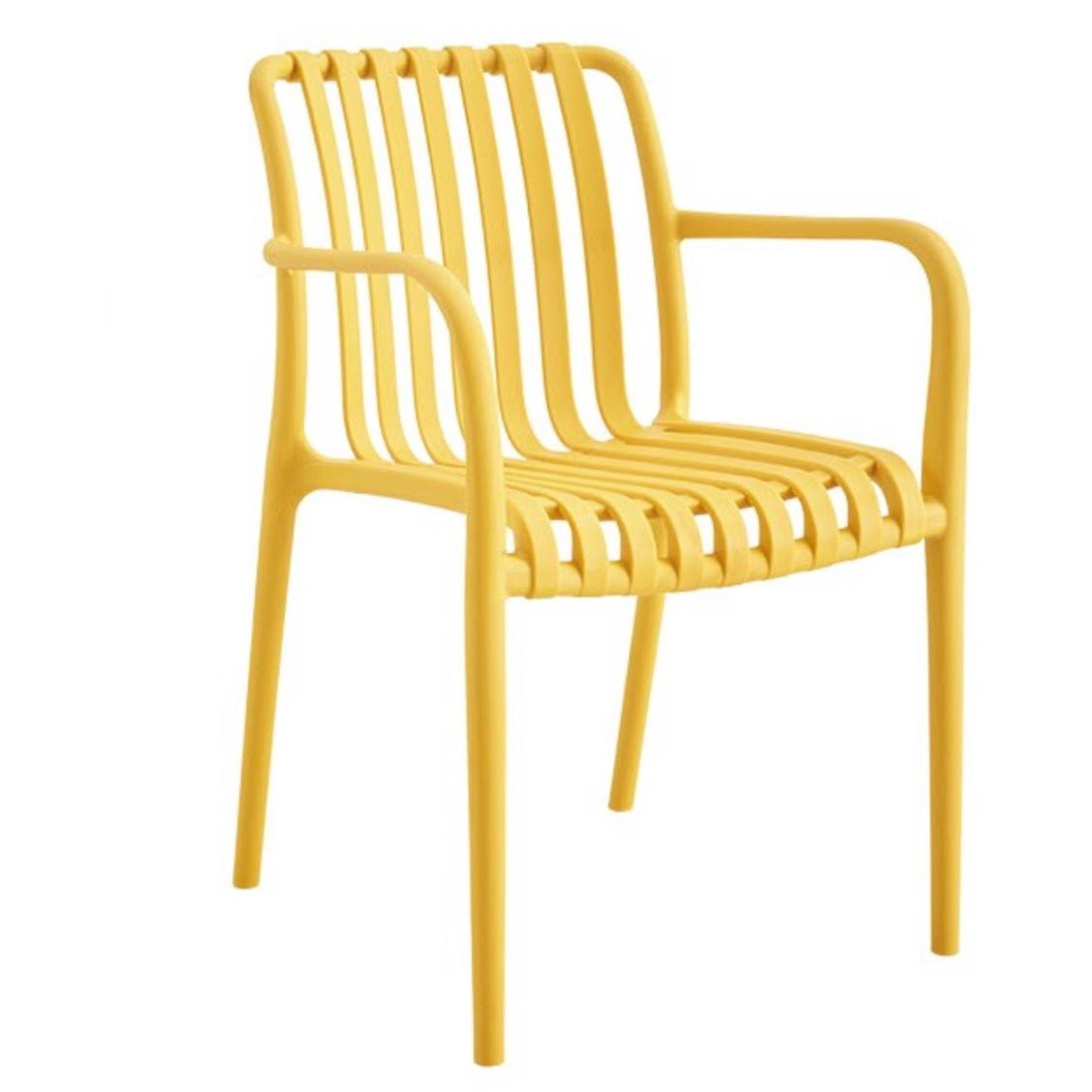 Zara PC-516 Outdoor Arm Rest Plastic Chairs