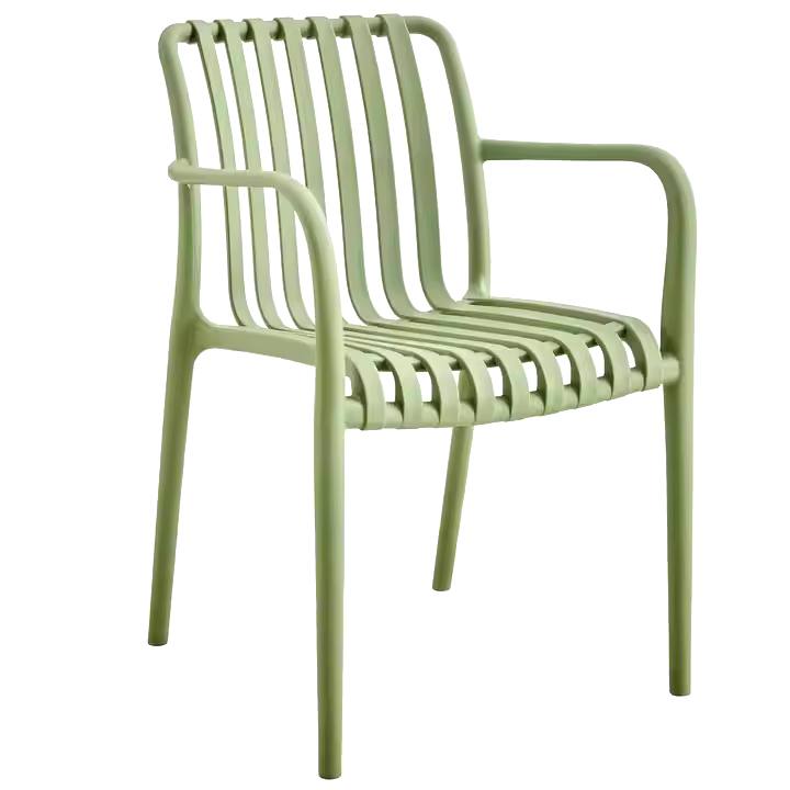 Zara PC-516 Outdoor Arm Rest Plastic Chairs