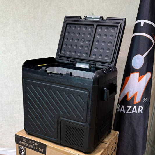 W-60 VIP Liter - Portable Car Black Cooler Box