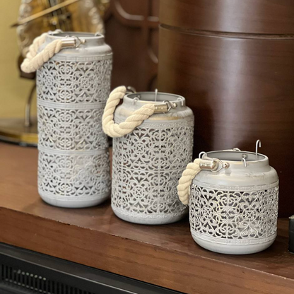 FD195-196-197 Decorative Hanging/Floor Candle Lantern