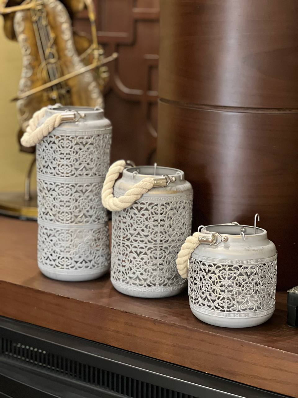 FD195-196-197 Decorative Hanging/Floor Candle Lantern