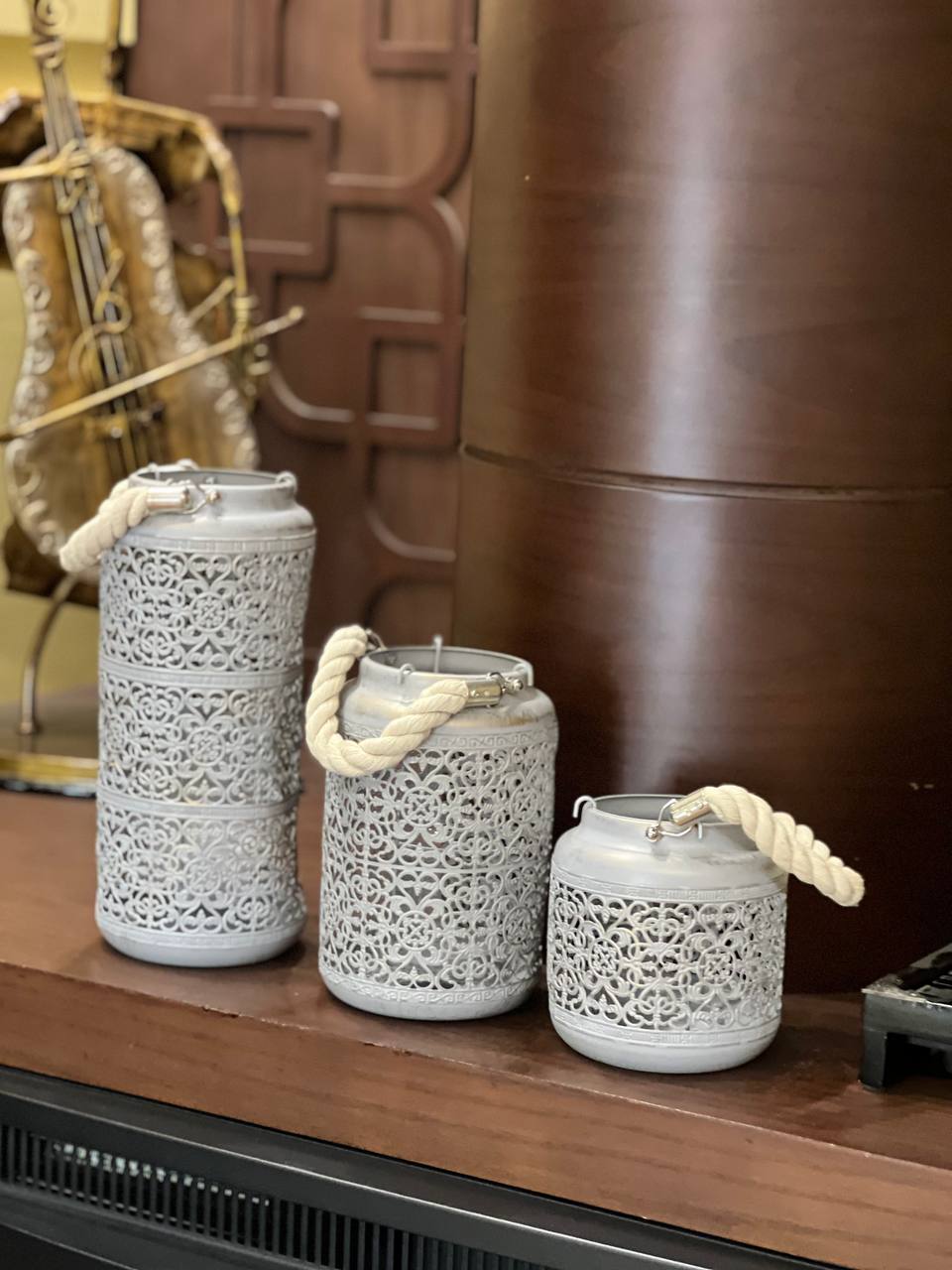 FD195-196-197 Decorative Hanging/Floor Candle Lantern