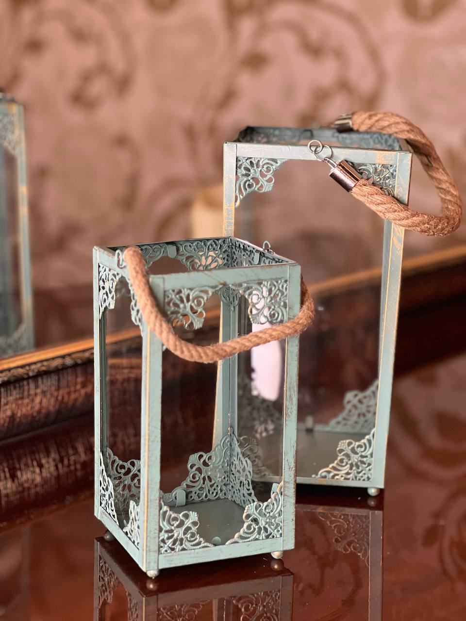 A052 Decorative Hanging/Floor Candle Lantern