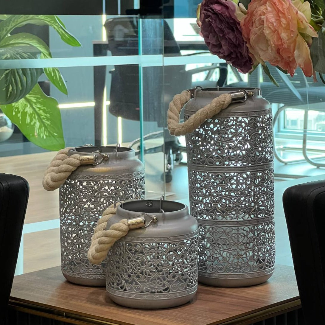 FD195-196-197 Decorative Hanging/Floor Candle Lantern