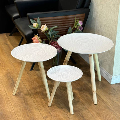 Y507 Retro Coffee Table Plate Shape Set