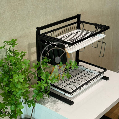 2 Tier Kitchen Dish Drying Rack