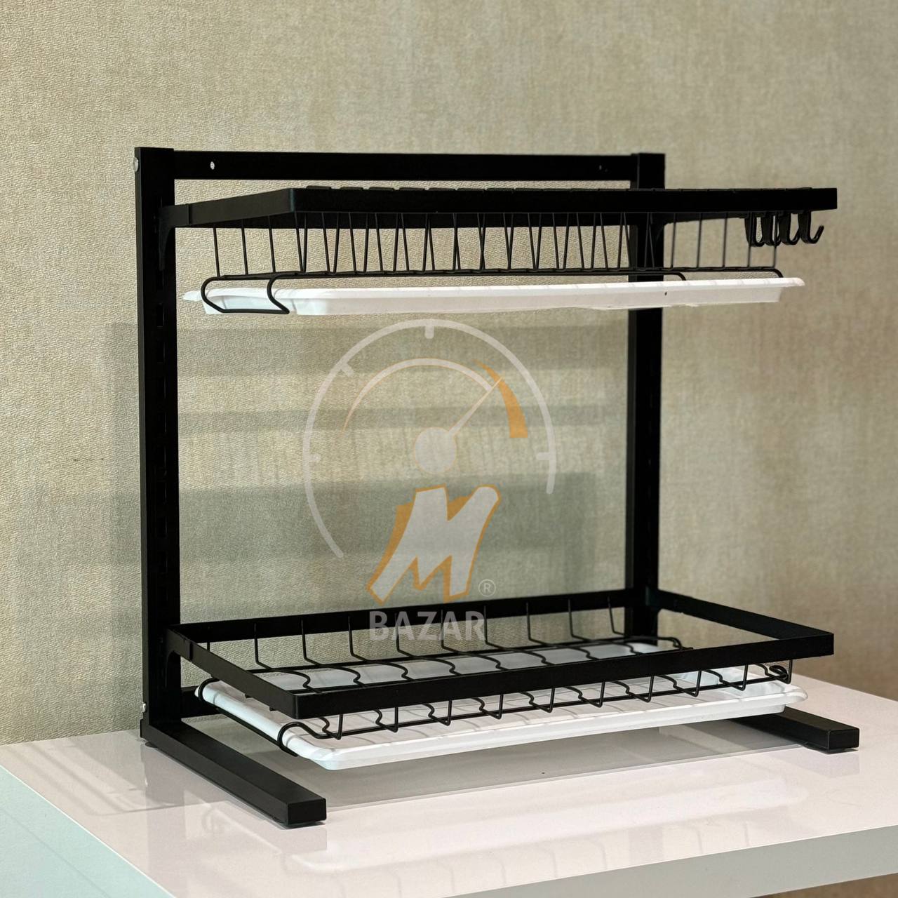 2 Tier Kitchen Dish Drying Rack