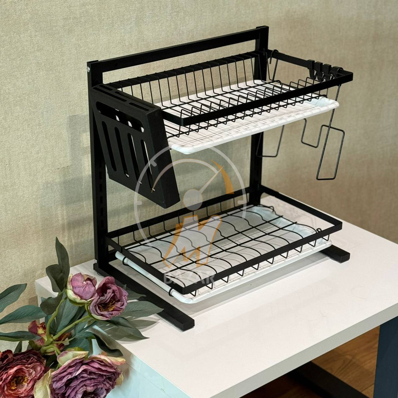 2 Tier Kitchen Dish Drying Rack