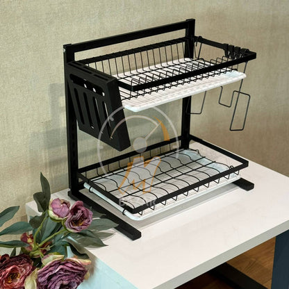 2 Tier Kitchen Dish Drying Rack