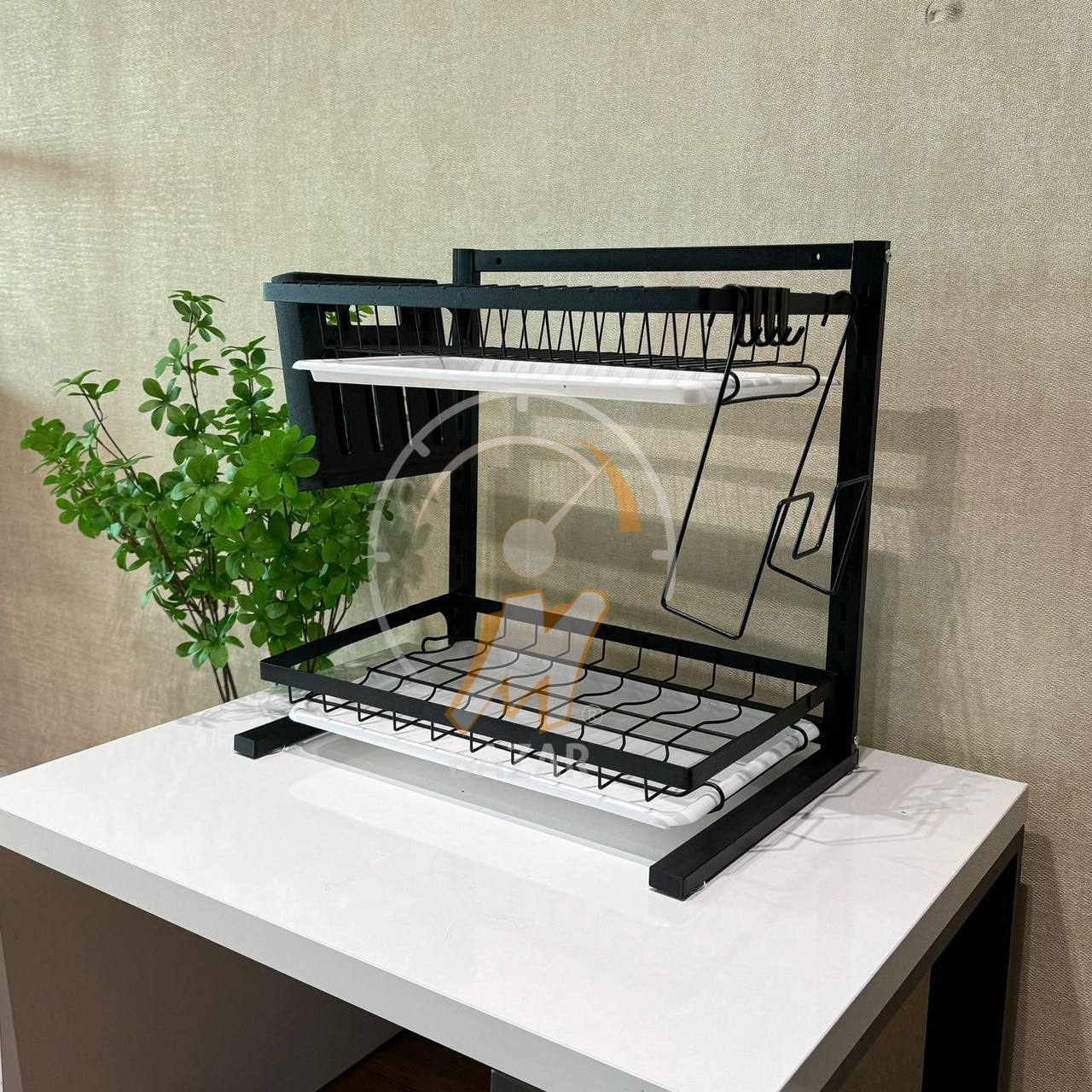 2 Tier Kitchen Dish Drying Rack