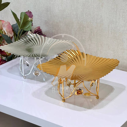 طبق تقديم متعدد الأغراض مع حامل