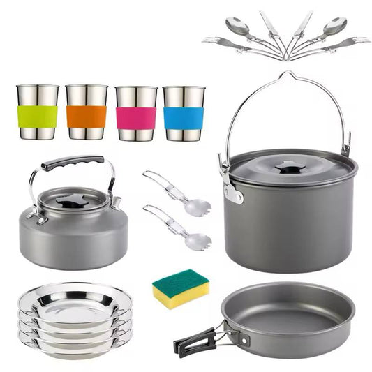 20Pcs Hanging Pot Camping Cookware