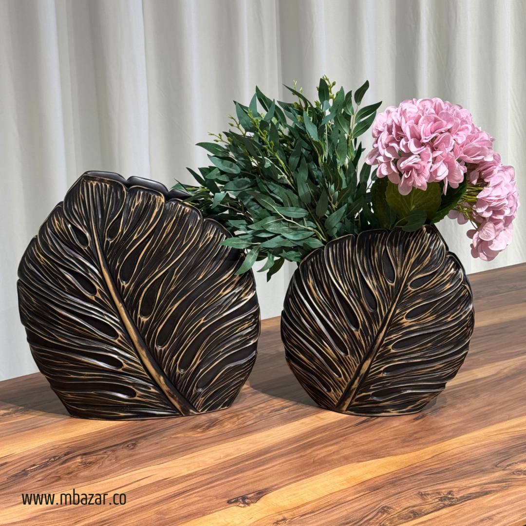 مزهرية بوليستون مزخرفة عتيقة