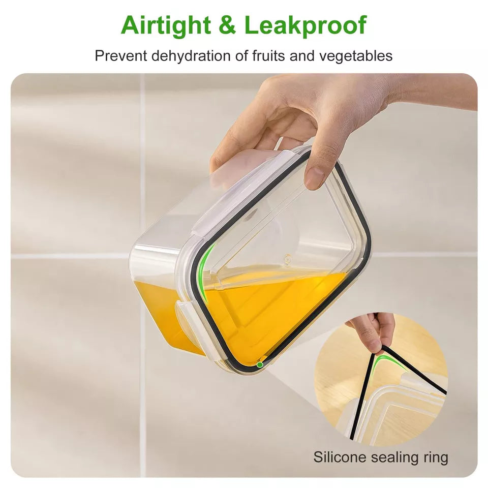 Set Of 6 Refrigerator Multi-Purpose Storage Boxes