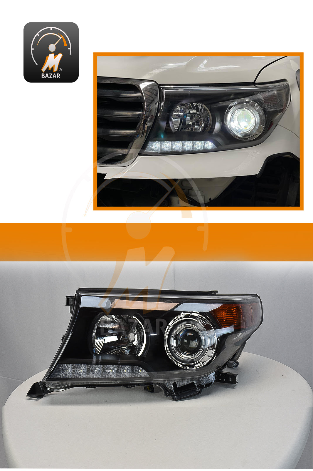 Toyota Land Cruiser 2012 Headlights