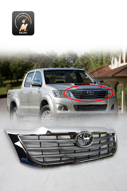 Toyota Hilux 2012 Silver and Chrome Grill