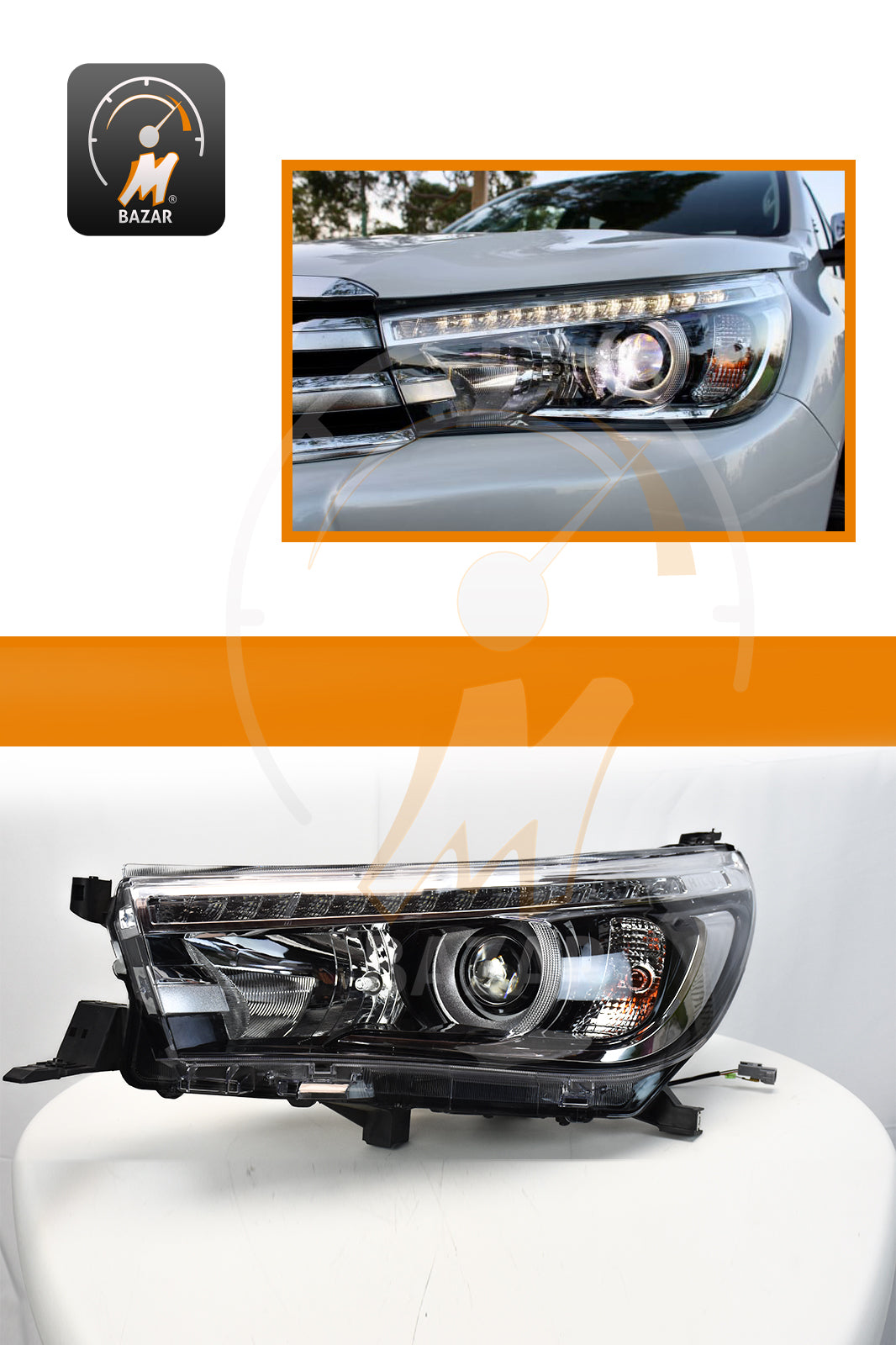 Toyota Hilux 2018 Headlights