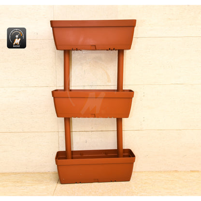 3-Tiered Plastic Pot