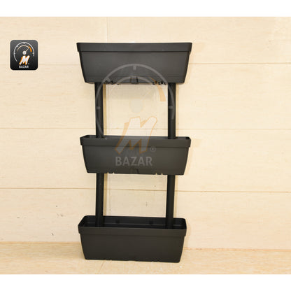 3-Tiered Plastic Pot