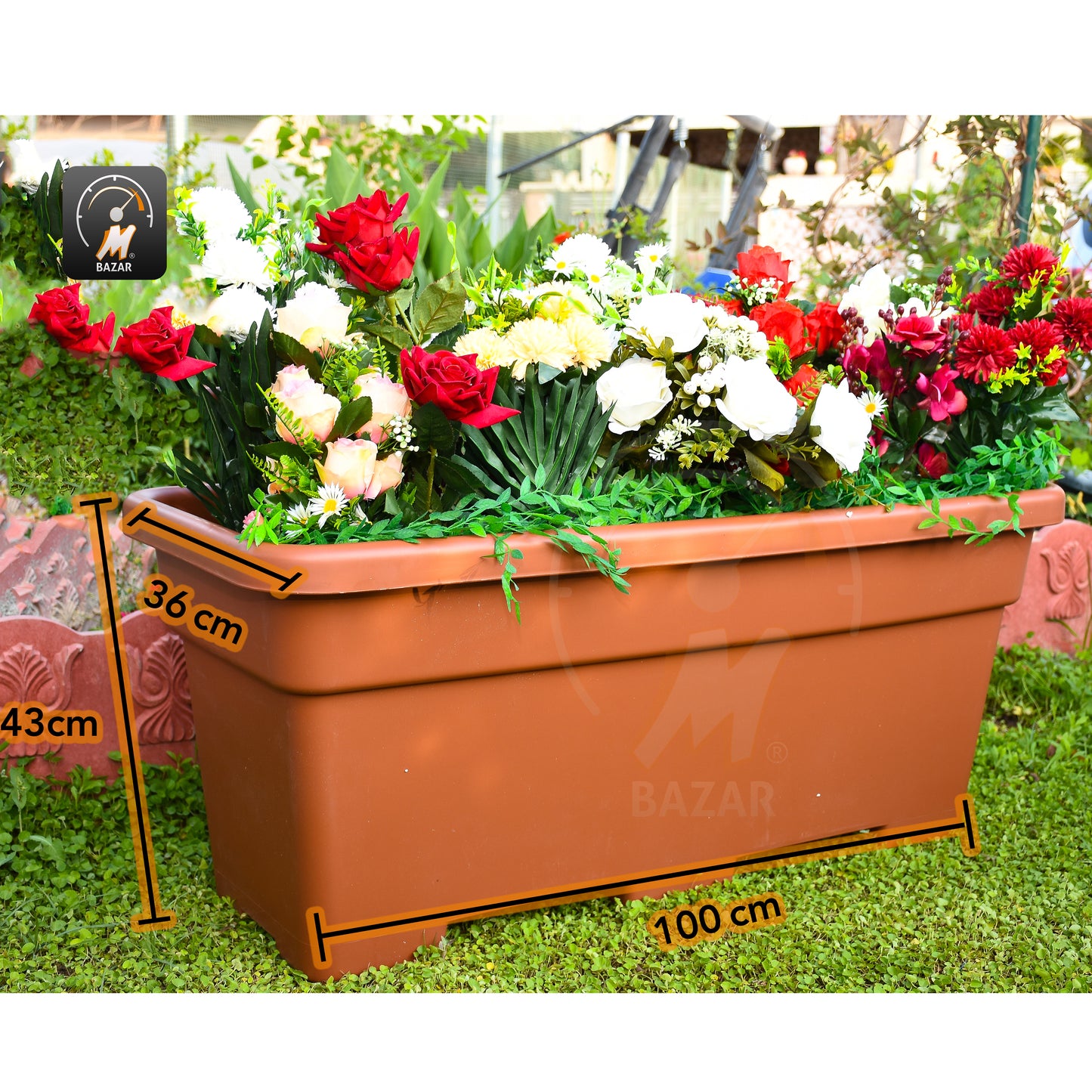 Modern Plastic Planter MAX.100