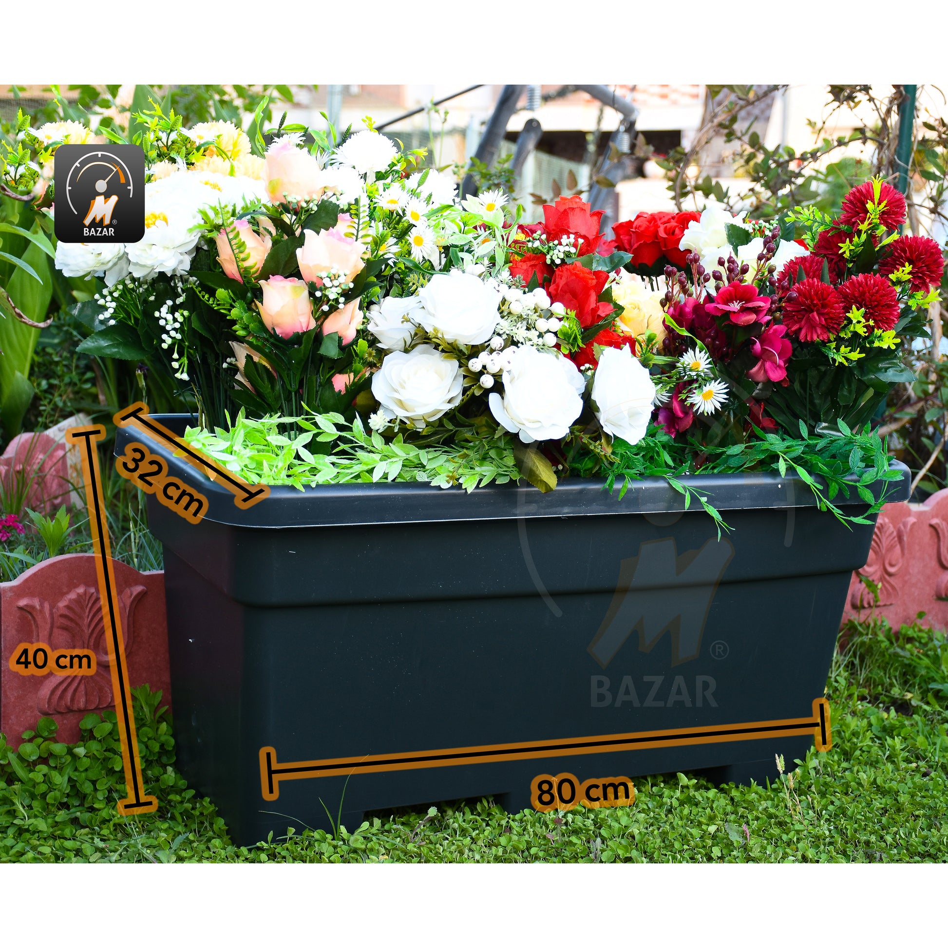 Modern Plastic Planter MAX.080