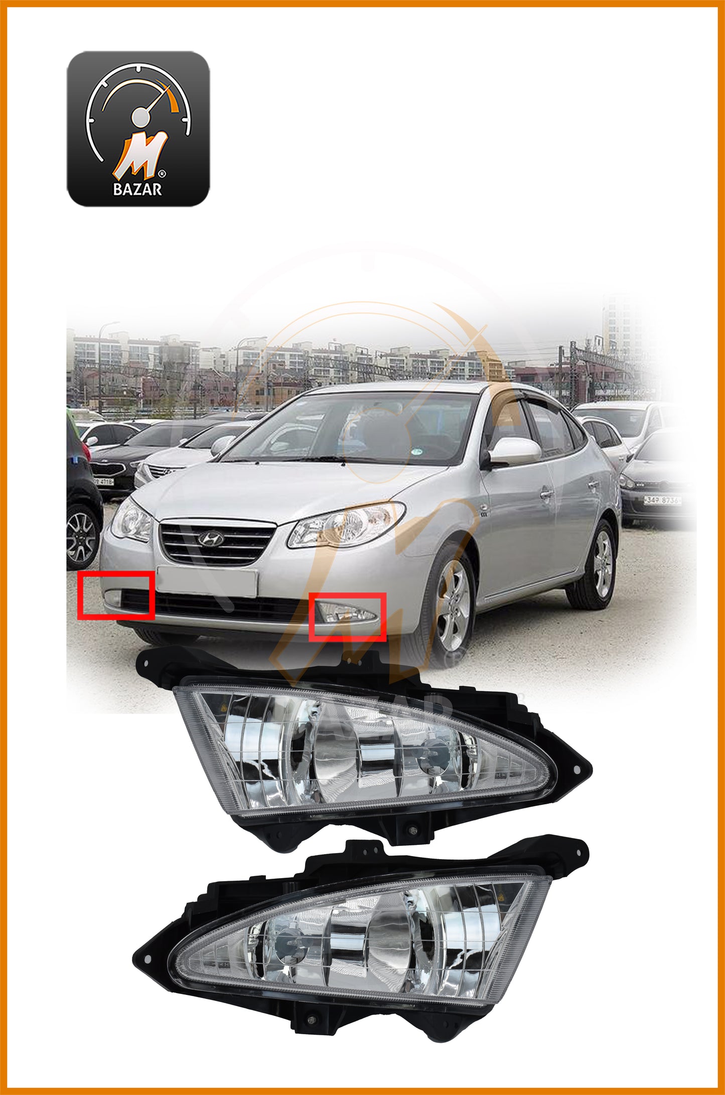 Hyundai Elantra 2008 Fog lamp