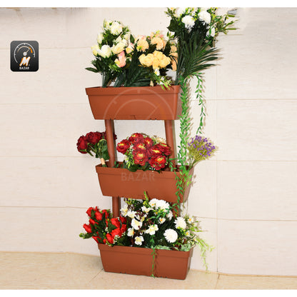 3-Tiered Plastic Pot