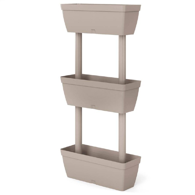 Modern 3-Tiered Plastic Pot