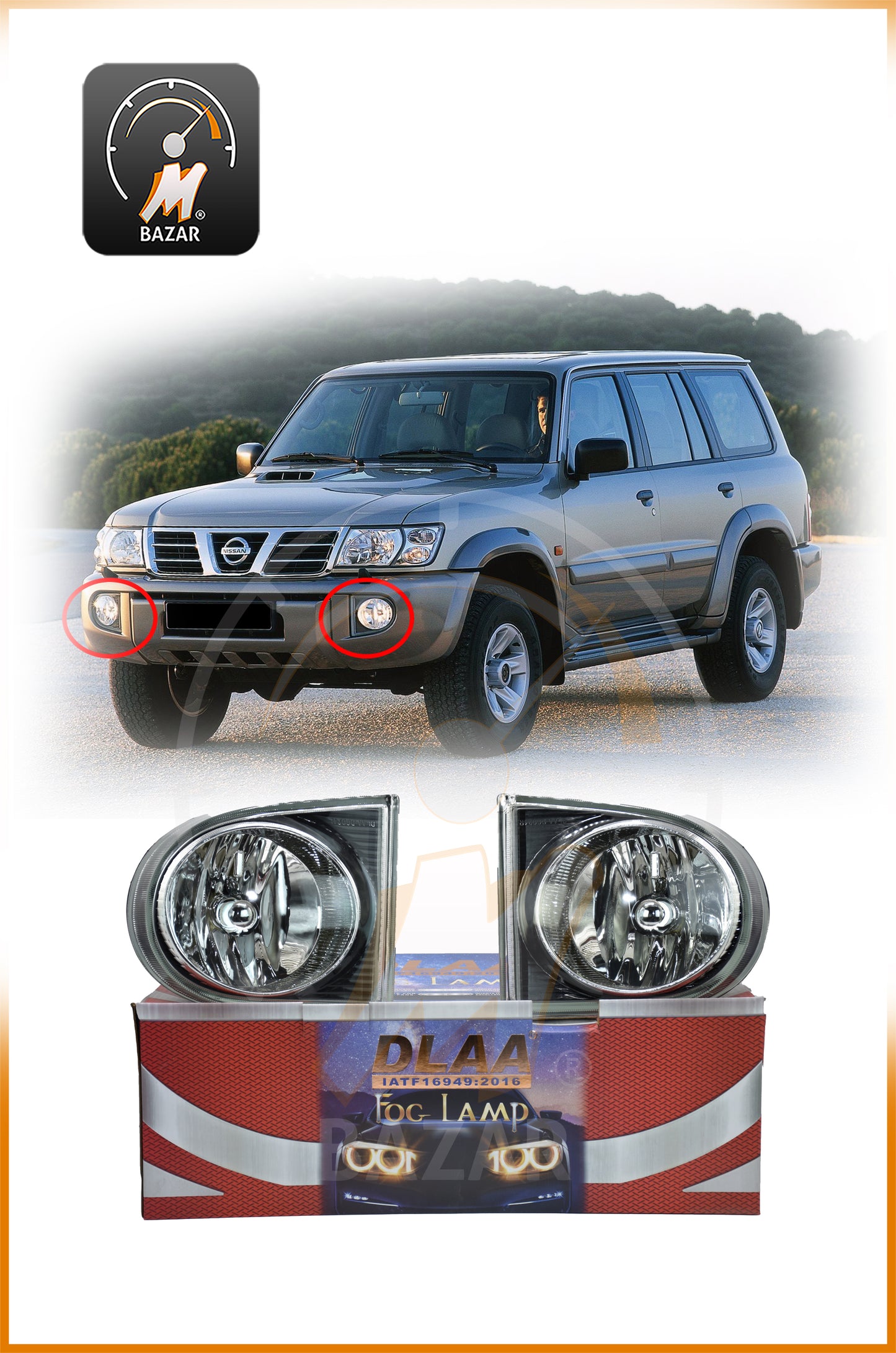 Nissan Patrol 2003 Fog Lamps
