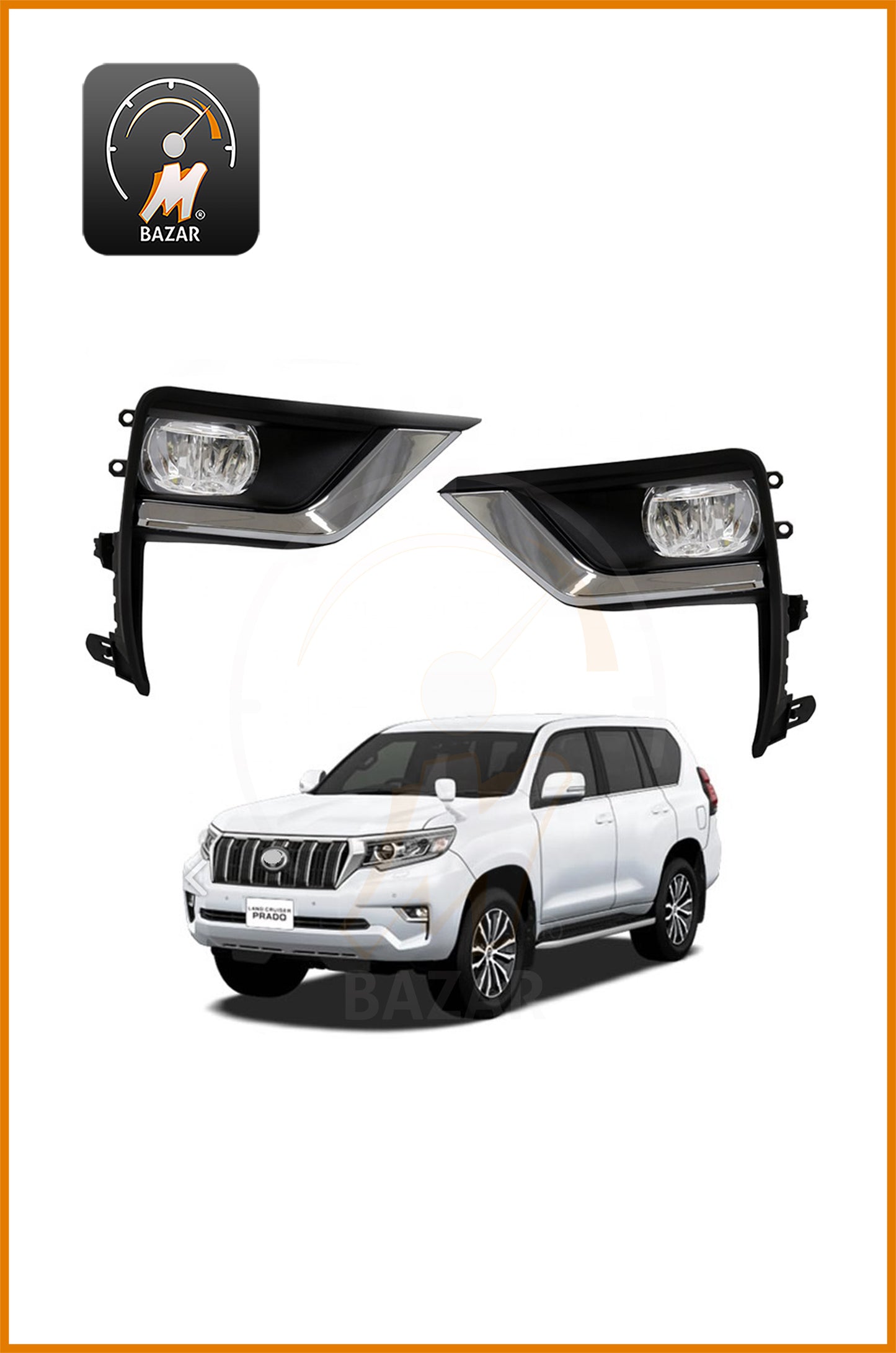 Toyota Prado 2018 LED  Fog Lamp