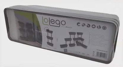 Modern 3-Tiered Plastic Pot