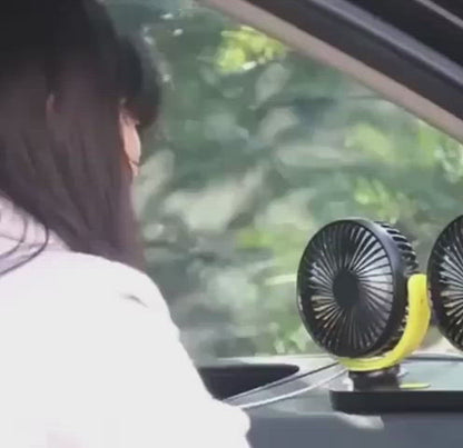 Adjustable Rotation Car Fan