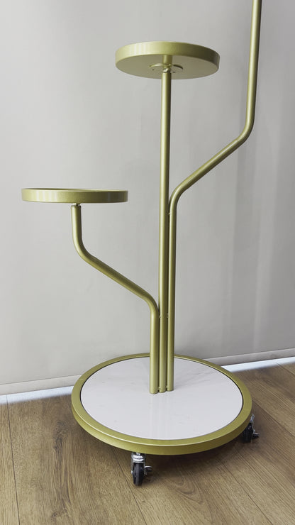 3-Tiered Metal Planter Stand