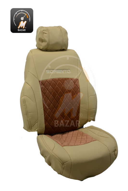 Kia Sorento 2016 fabric and leather Seat Cover